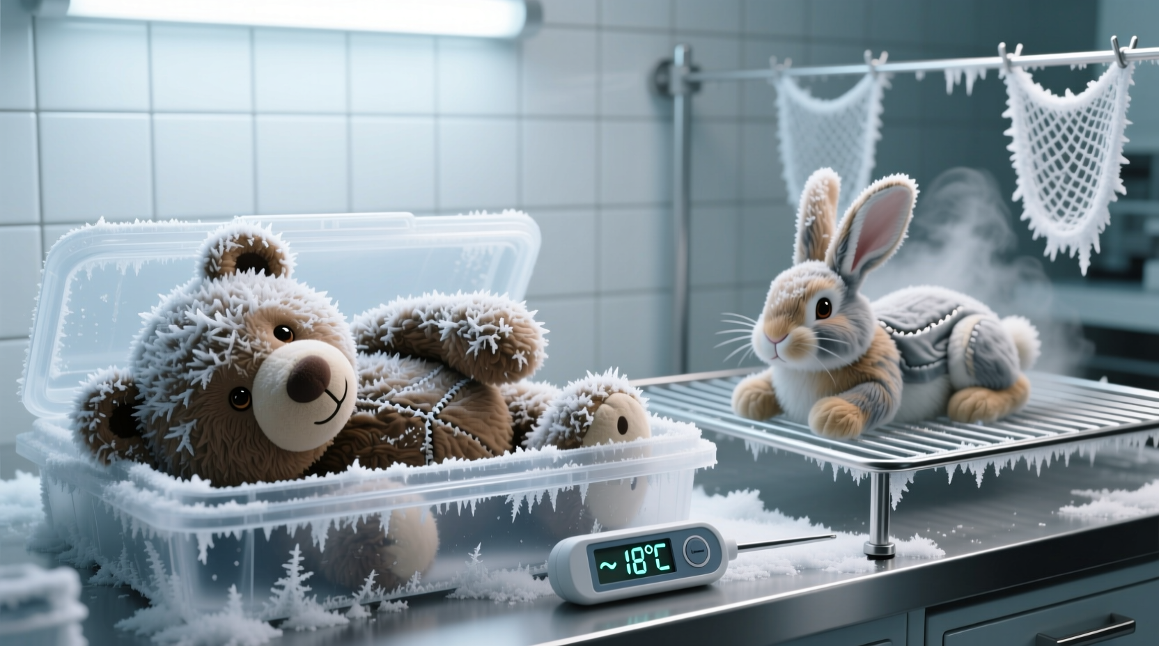 does freezing kill dust mites in stuffed animals