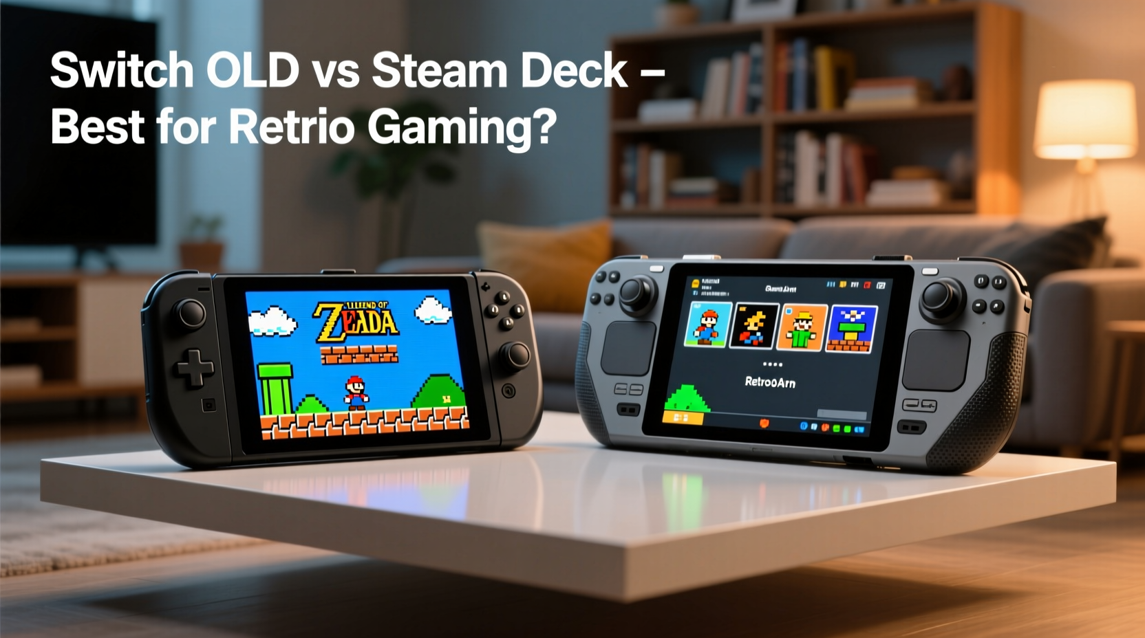 switch oled vs steam deck for playing retro games portably