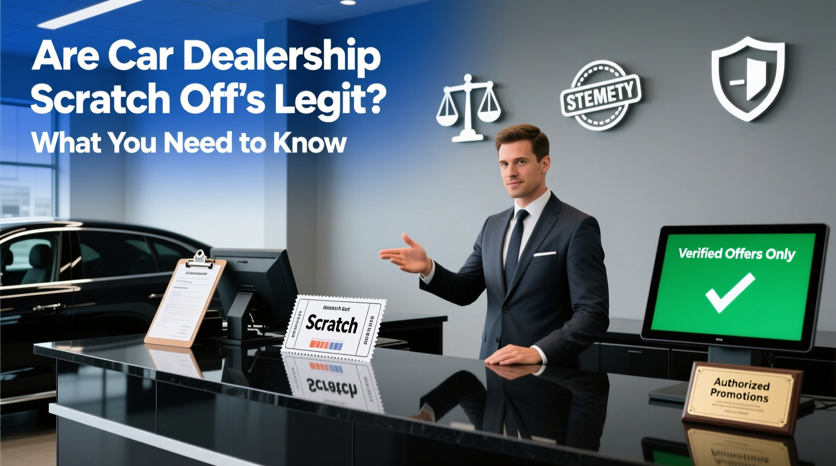 are car dealership scratch offs legit