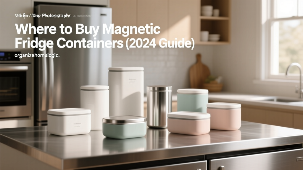 Where to Buy Magnetic Fridge Containers (2024 Guide)