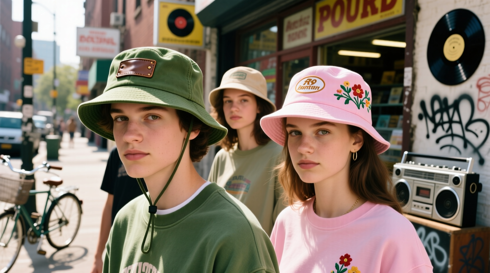 are bucket hats cool again or just for music festivals