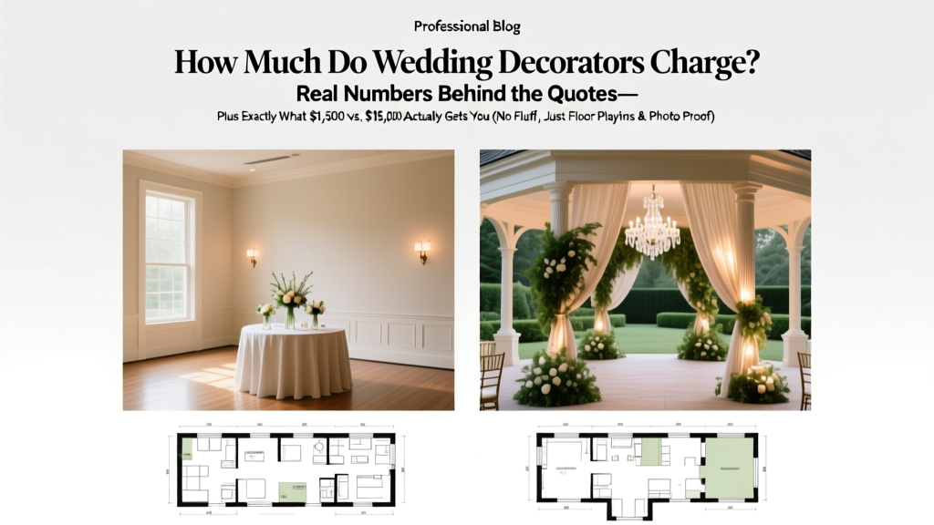 Wedding Decorator Costs: Real 2026 Pricing Breakdown