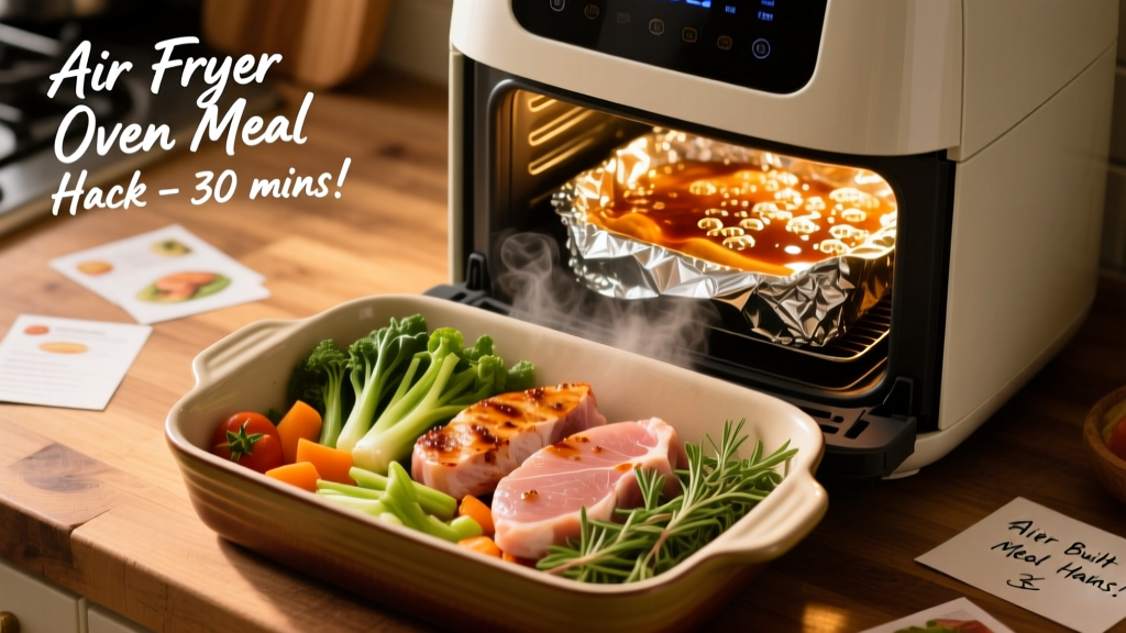 Air Fryer Oven-Built-In Meals: Crispy & Fast
