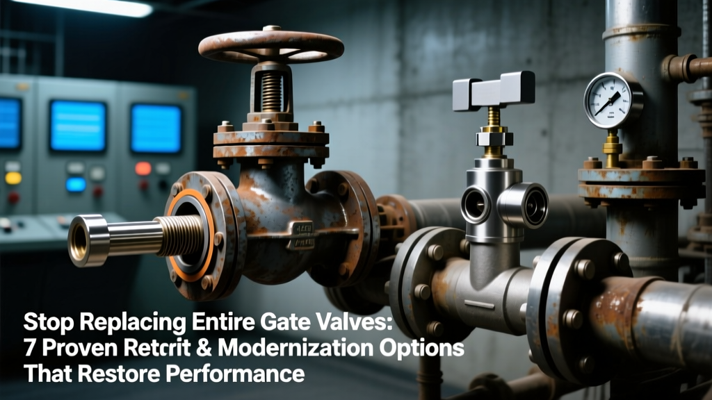 7 Gate Valve Retrofit Options: Save 40–65%, Extend Life 15+