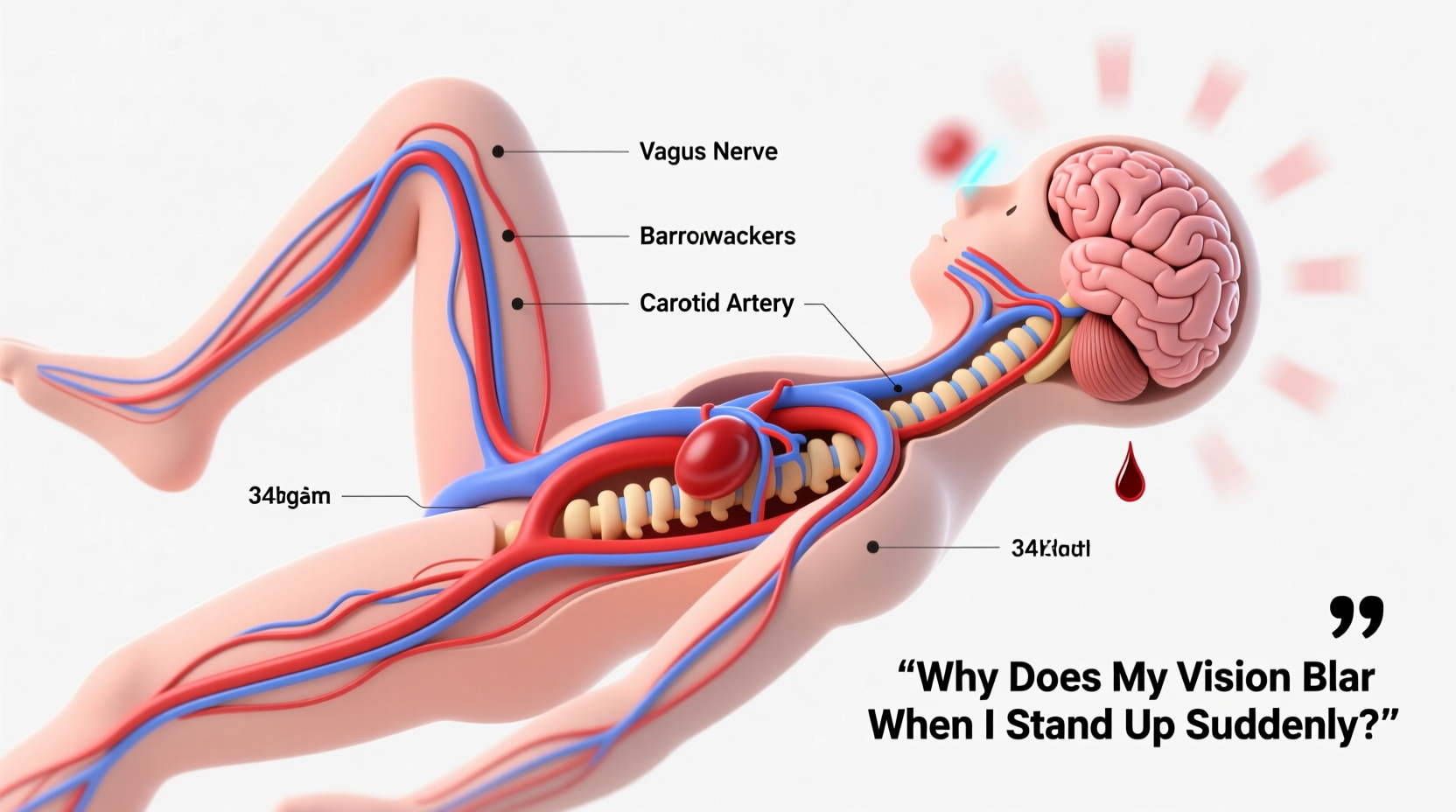 why does my vision blur when i stand up suddenly and what it means
