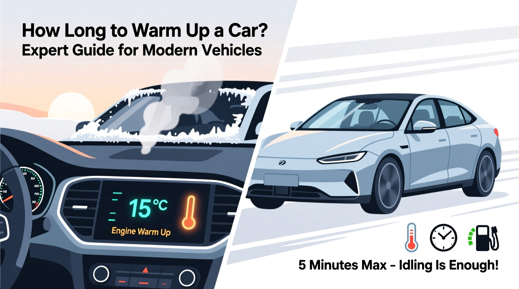 how long does it take to warm up a car