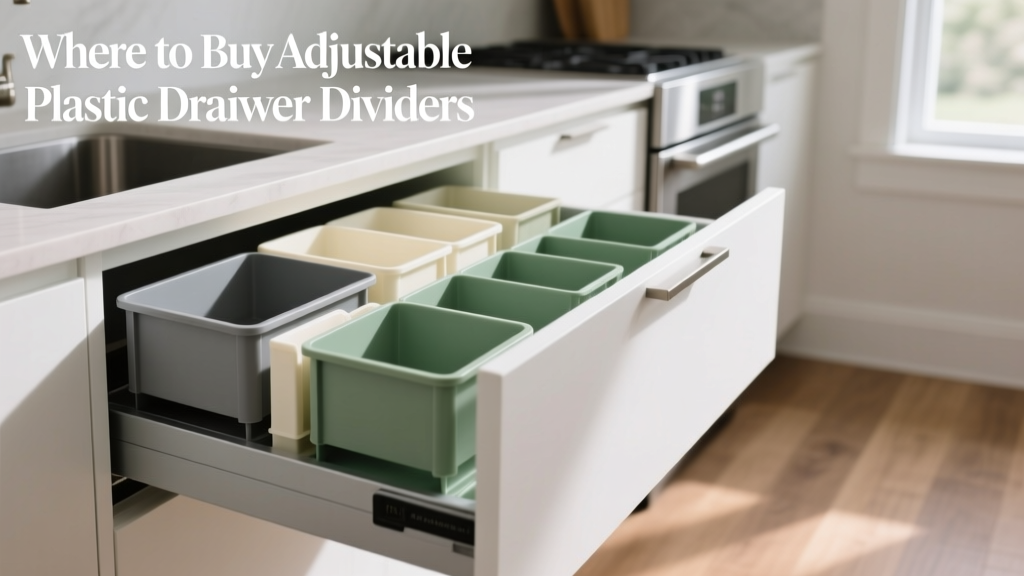 Where to Buy Adjustable Plastic Drawer Dividers