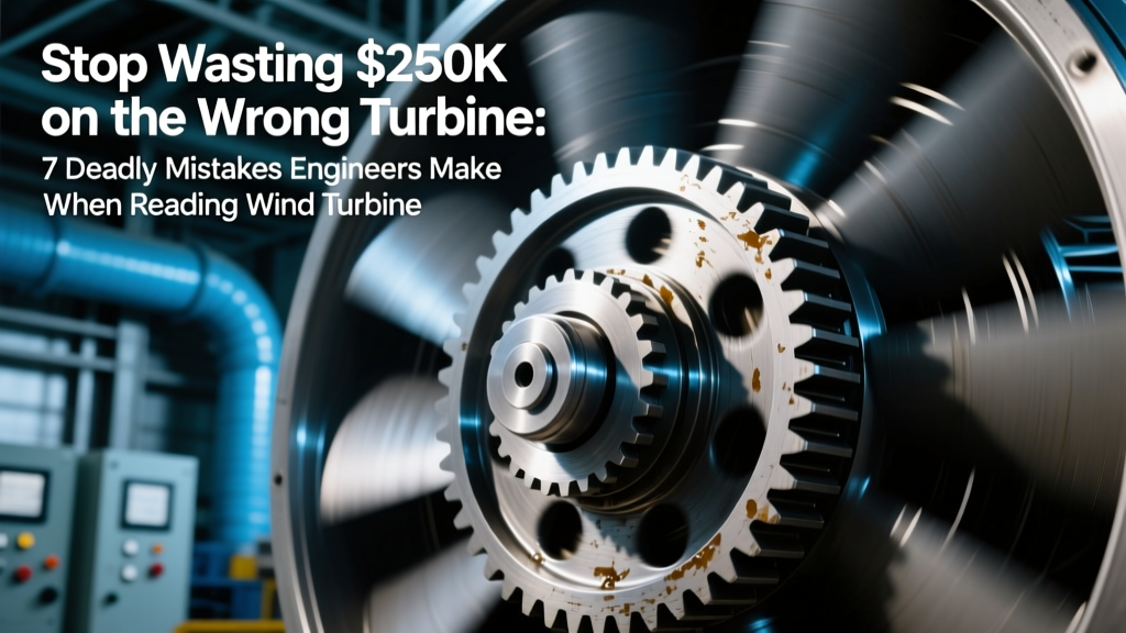 7 Deadly Wind Turbine Spec Mistakes Costing $250K