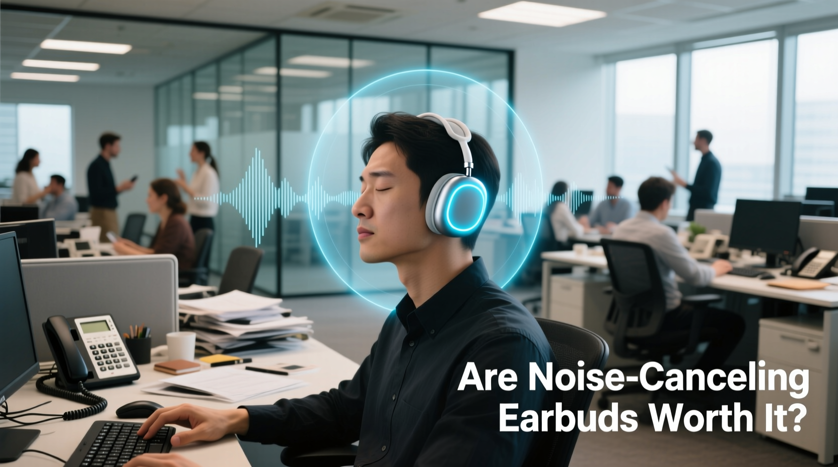 are noise cancelling earbuds worth it for office workers drowning in open plan chaos