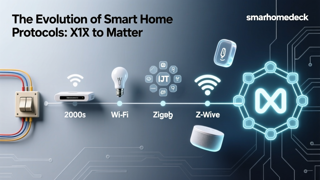 The Evolution of Smart Home Protocols: X10 to Matter