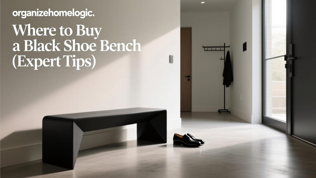 Where to Buy a Black Shoe Bench (Expert Tips)