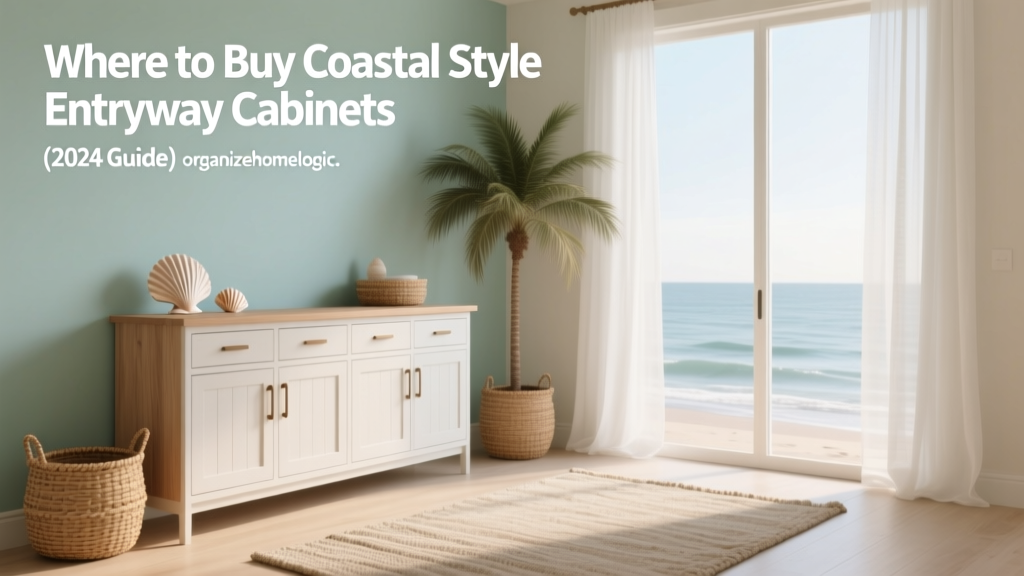 Where to Buy Coastal Style Entryway Cabinets (2024 Guide)
