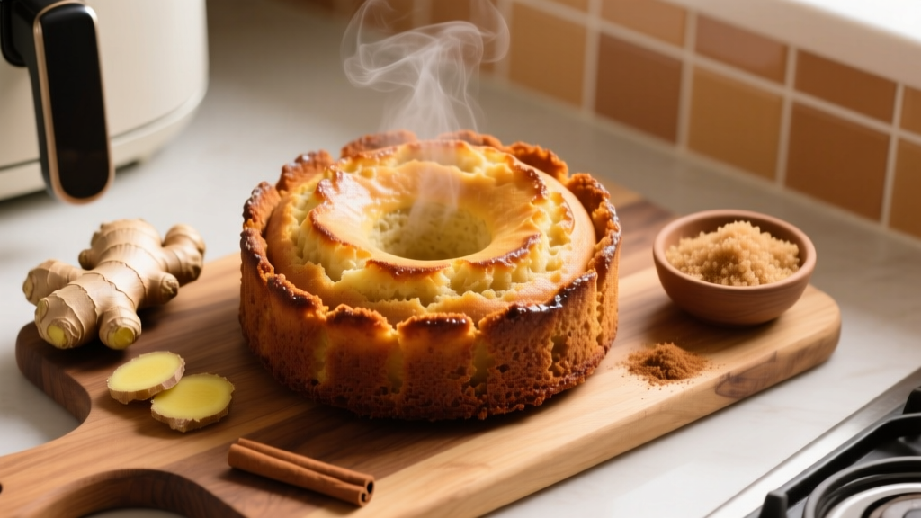 Air Fryer Ginger Cake: Crispy-Edged, Moist & Easy