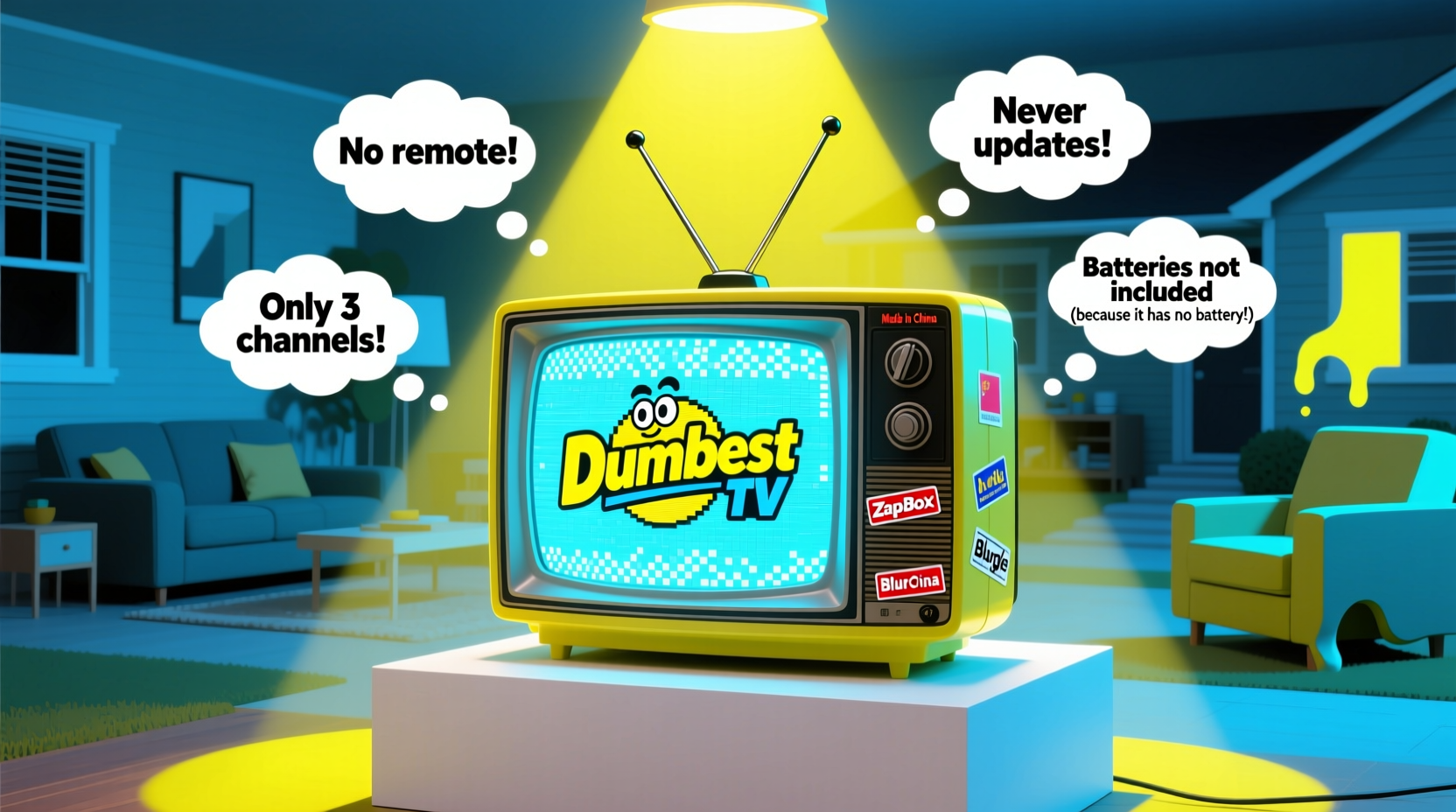 why you should buy the dumbest tv you can find