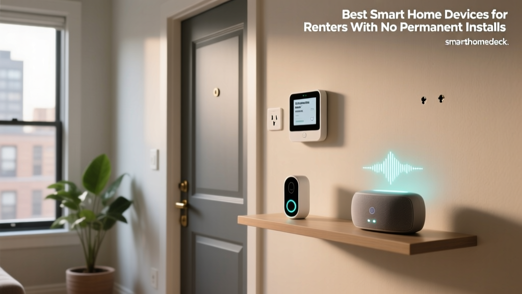 Best Smart Home Devices for Renters With No Permanent Installs