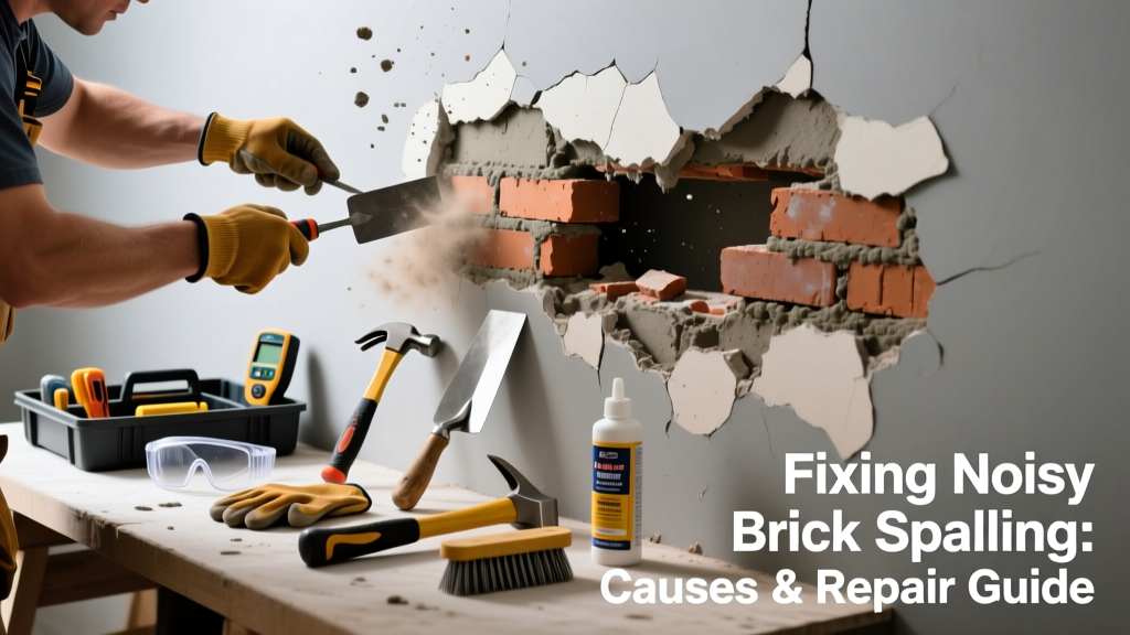 Fixing Noisy Brick Spalling: Causes and Repair Guide