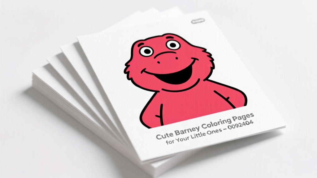 Cute Barney Coloring Pages for Your Little Ones: Safe, Developmentally Appropriate, and Screen-Smart Activities