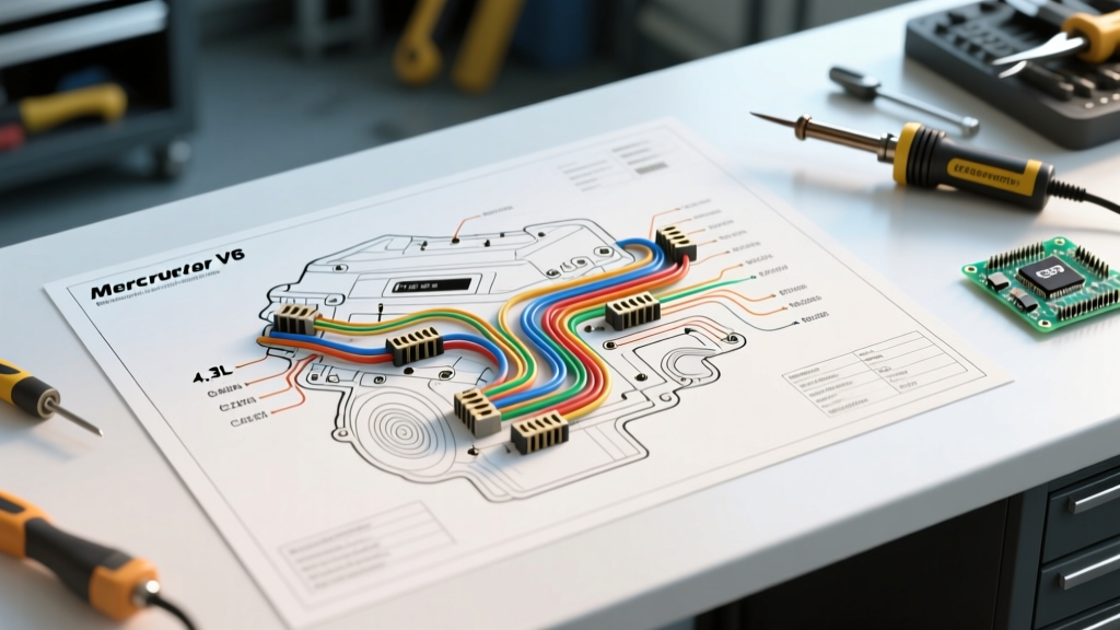 Troubleshooting With a Wiring Diagram for 4.3 Mercruiser V6