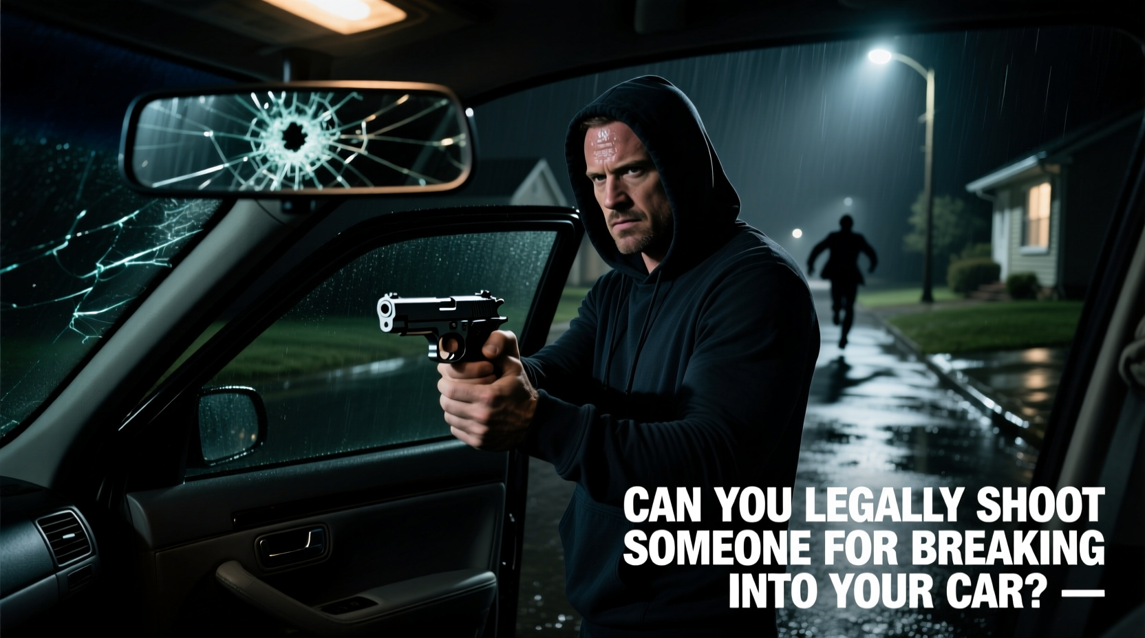 can you shoot someone for breaking into your car