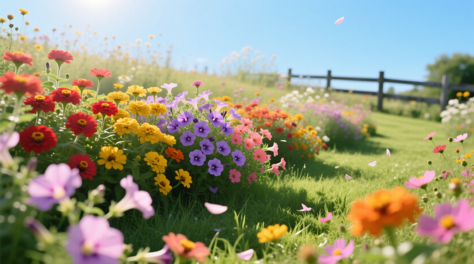 annual flowers bloom all summer