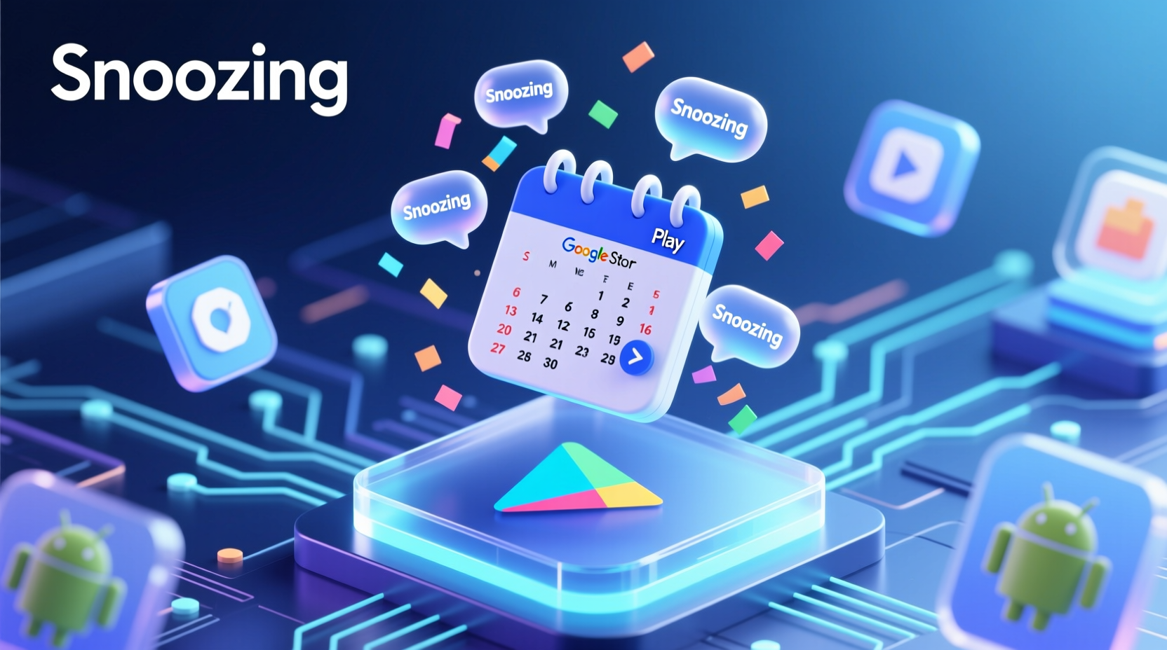 google calendar comes to play store adds event snoozin