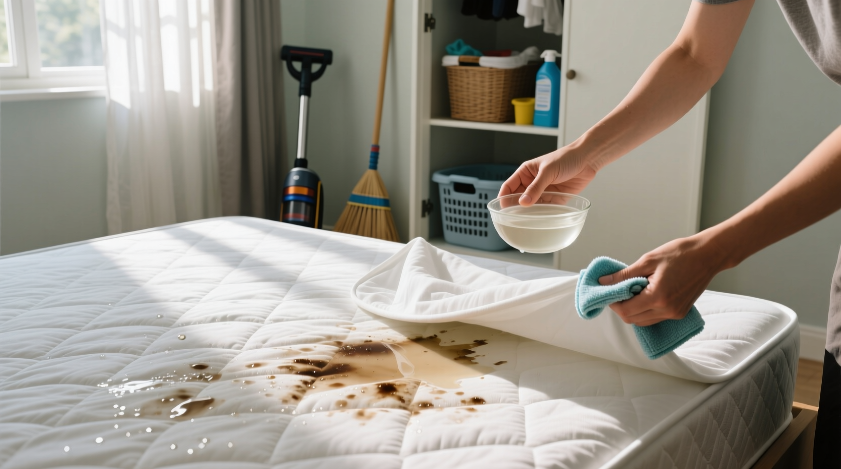 how to wash mattress protector