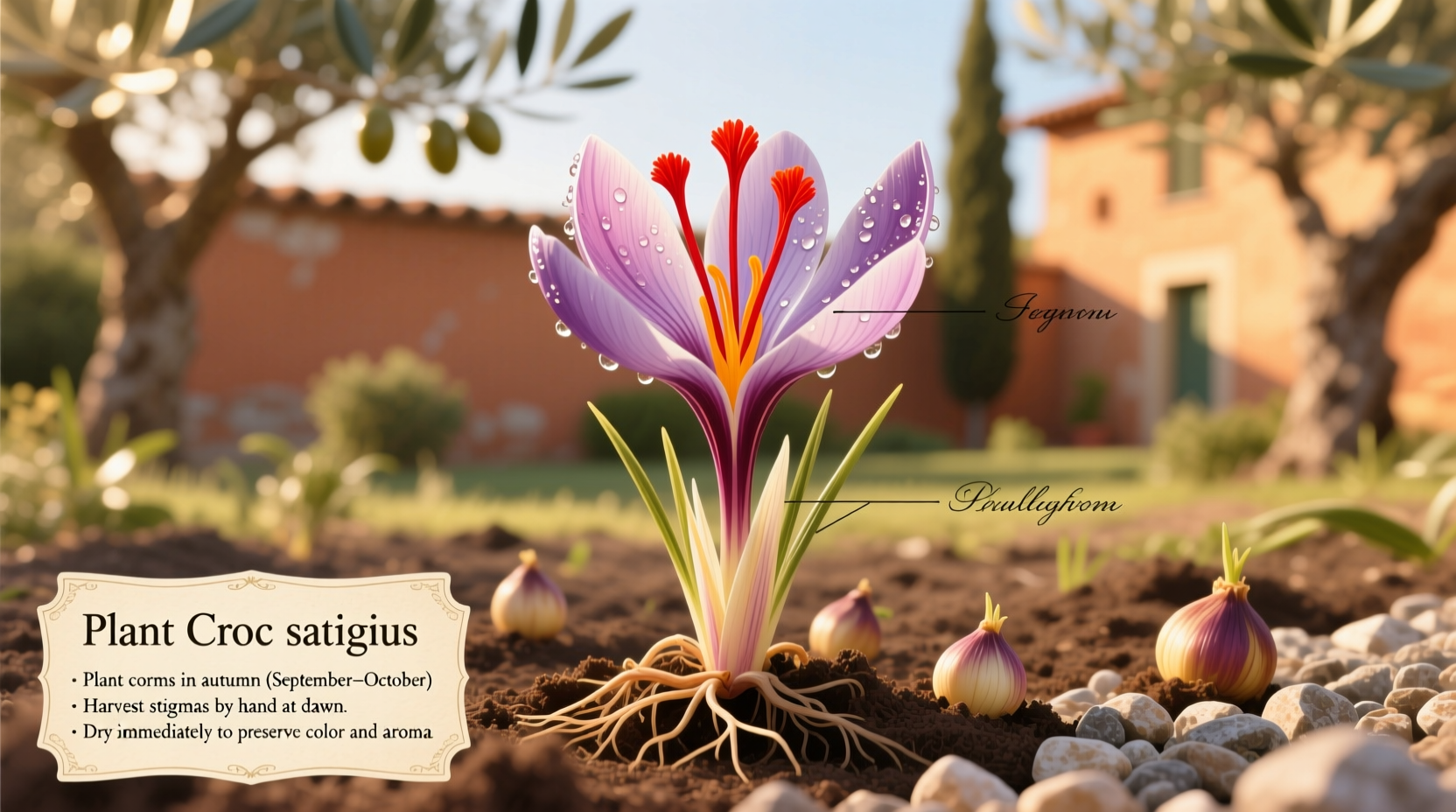 Safran in typischen Gerichten wie Risotto und Paella