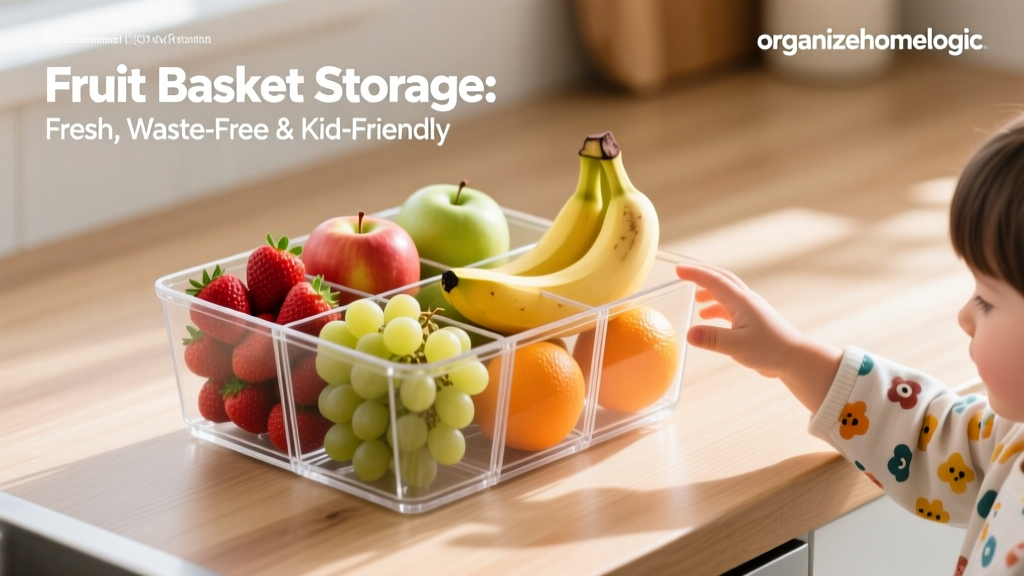 Fruit Basket Storage: Fresh, Waste-Free & Kid-Friendly