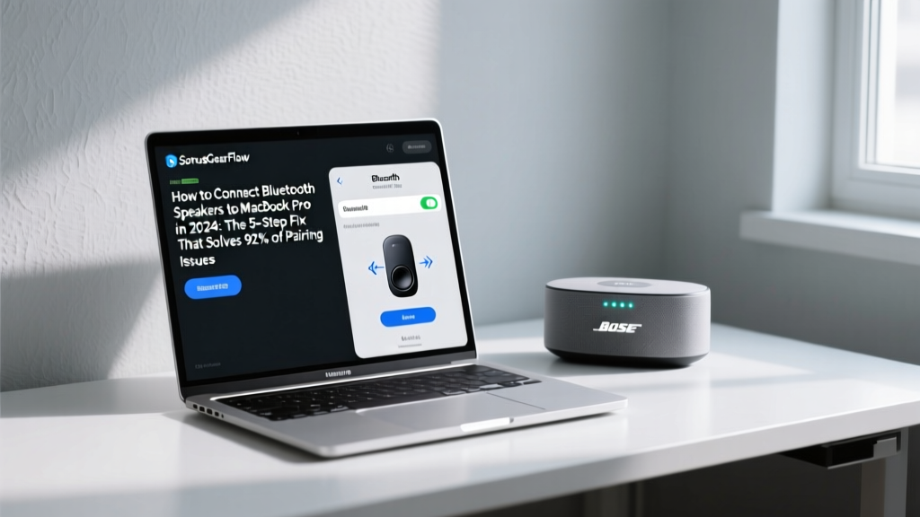 Bluetooth Speakers to MacBook Pro: 2026 Fix