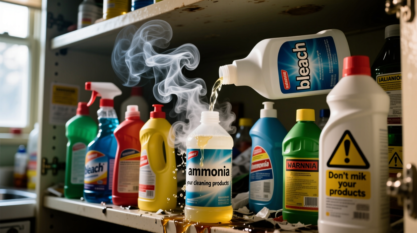 dont mix your cleaning products