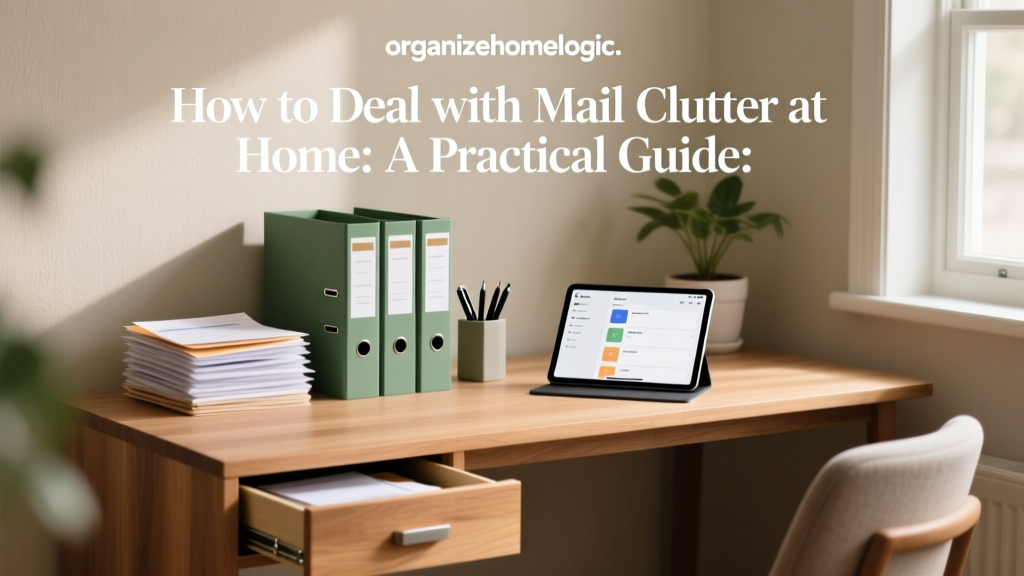 How to Deal with Mail Clutter at Home: A Practical Guide