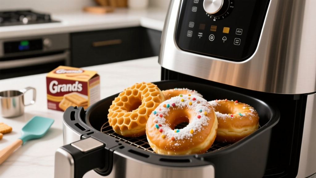 How to Make Donuts from Grands Biscuits (Air Fryer)