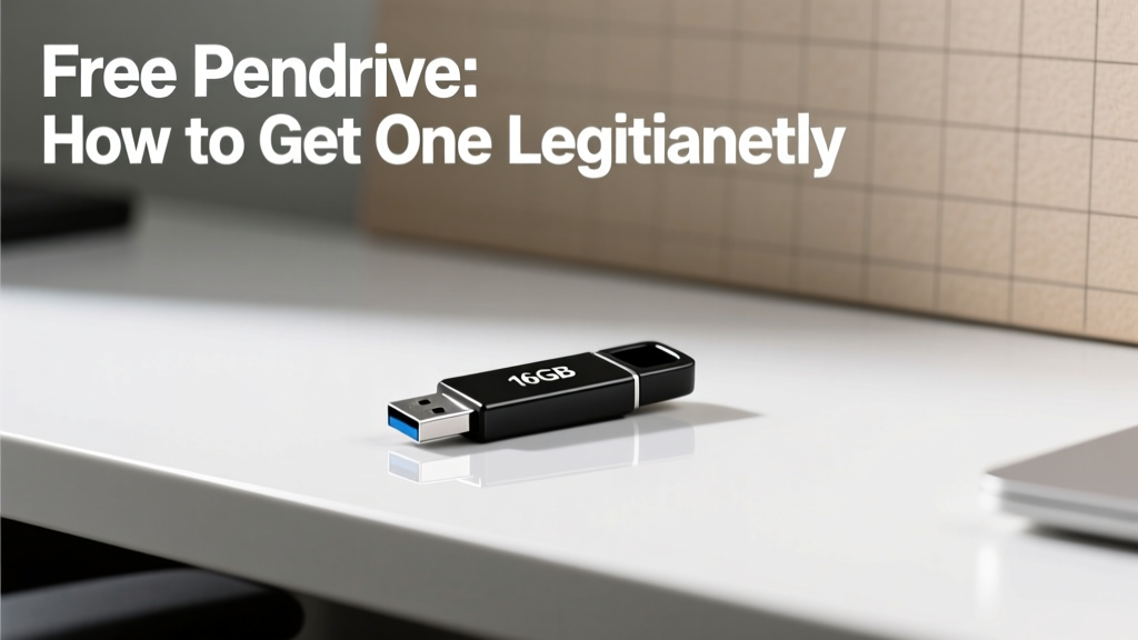 7 Legitimate Ways to Get a Free USB Pendrive