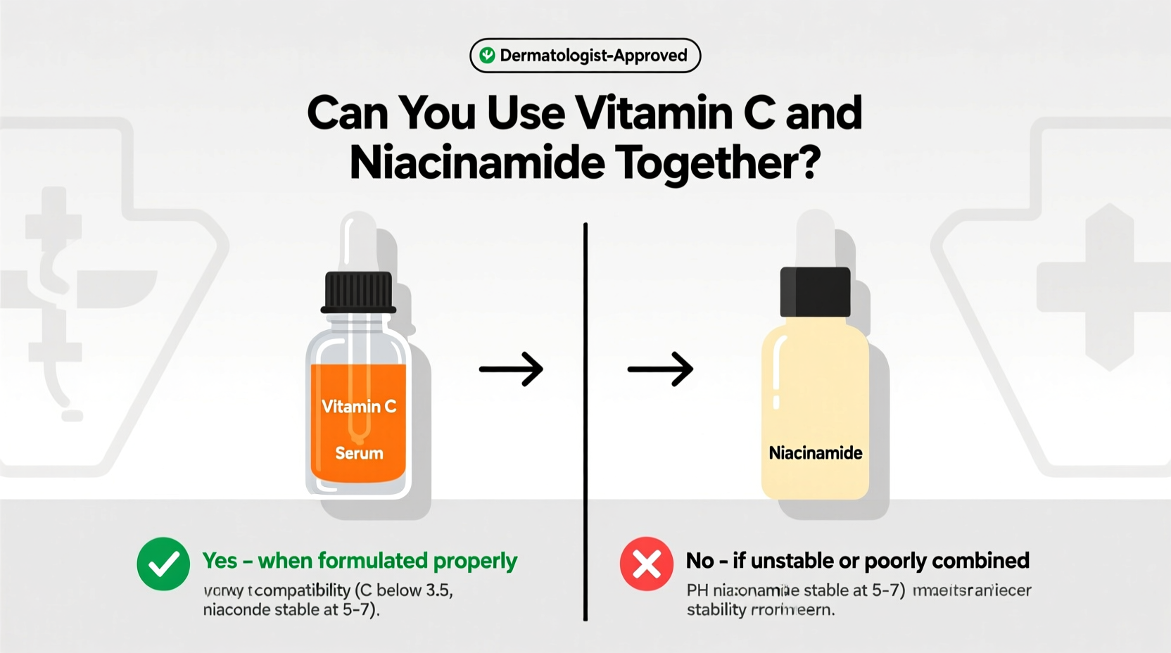 Can You Use Vitamin C Serum With Niacinamide And What Dermatologists Say