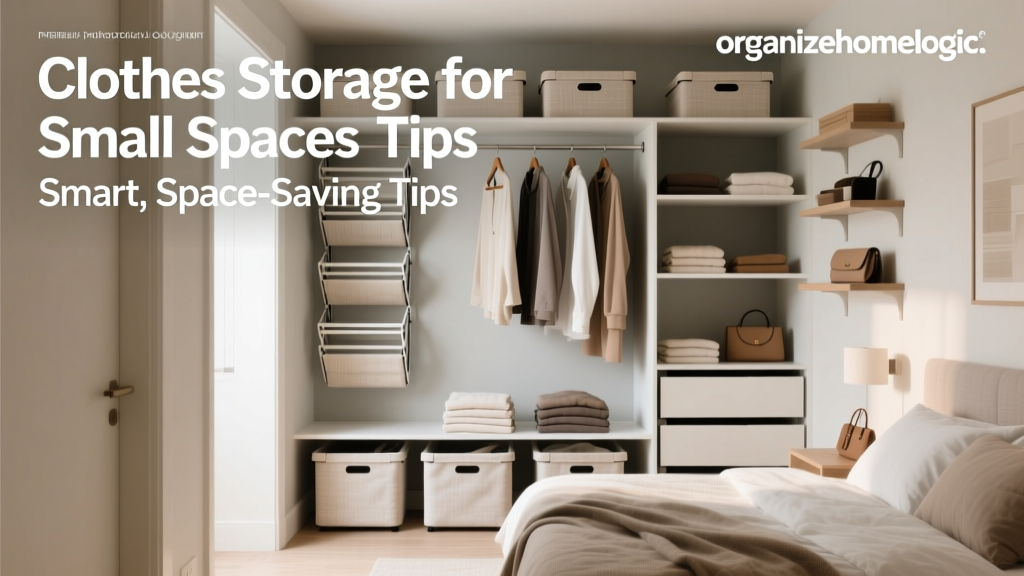 Clothes Storage for Small Spaces: Smart, Space-Saving Tips