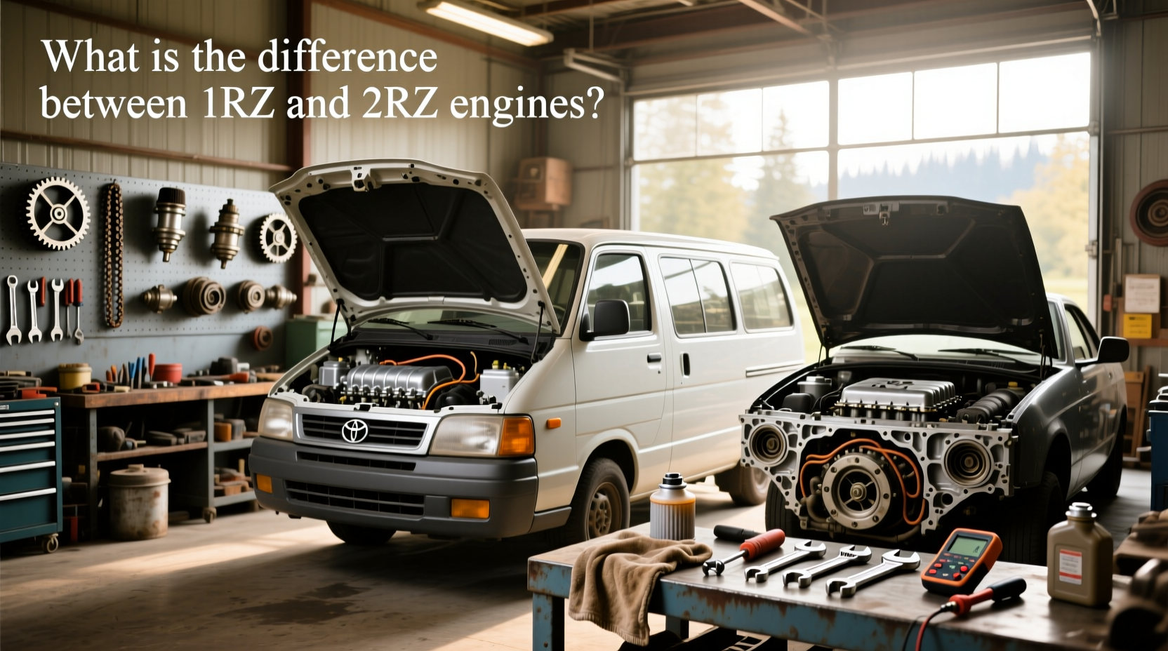 How to Choose Toyota HiAce 1RZ Engine, What Is the Difference Between 1RZ and 2RZ Engines?
