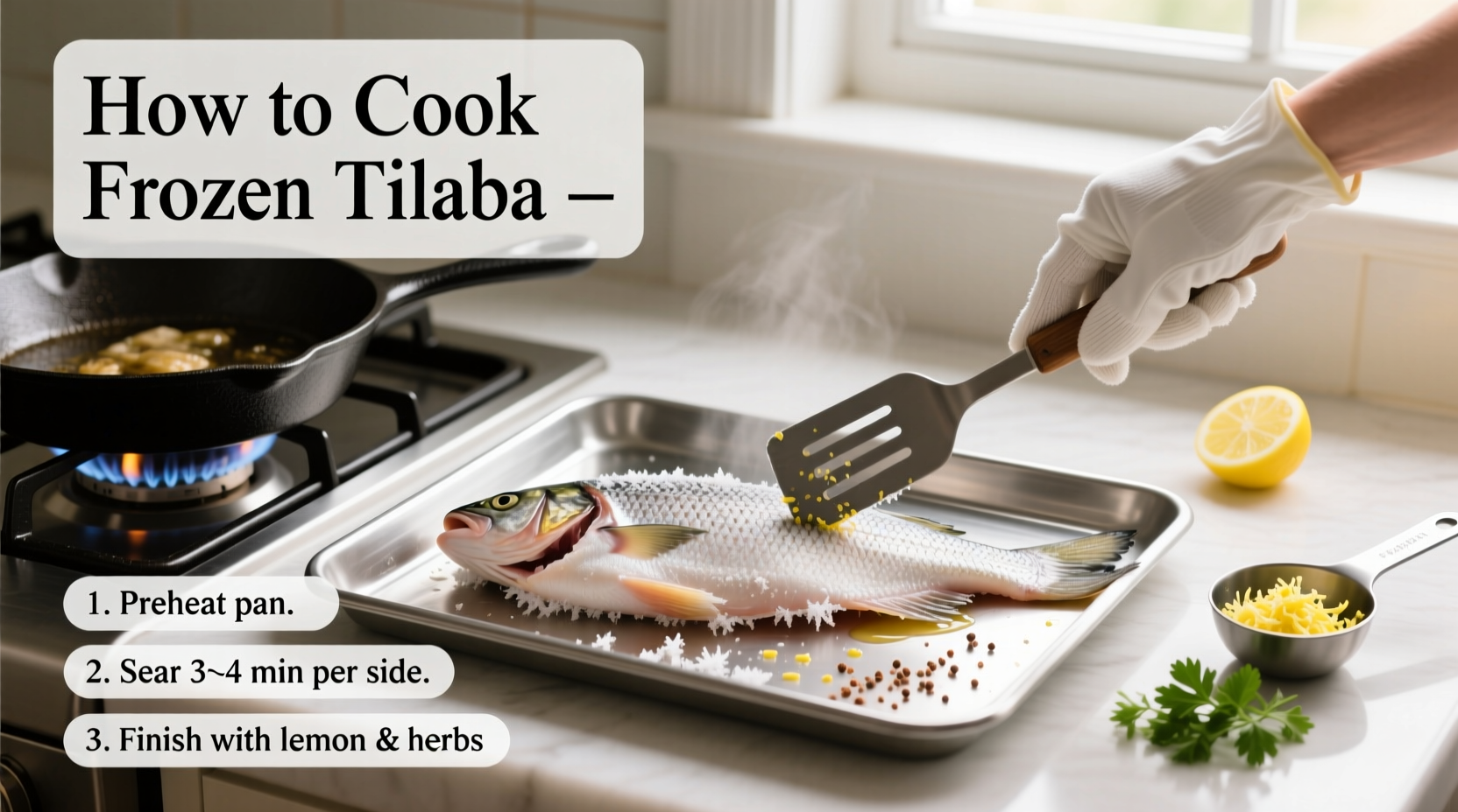 how to cook frozen tilapia