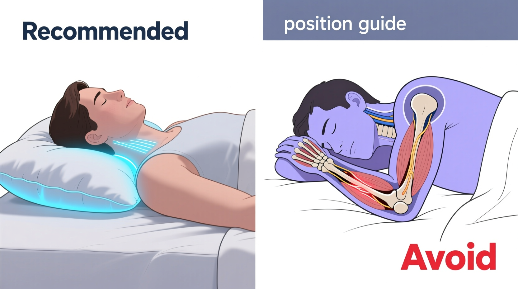 why do my hands go numb while sleeping sleeping positions to avoid