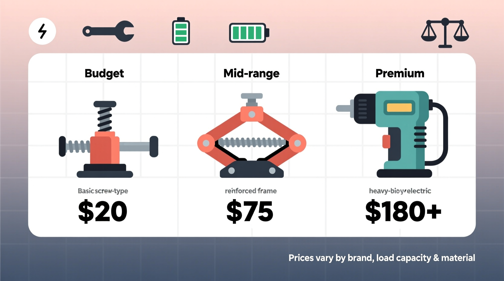 how much is a car jack