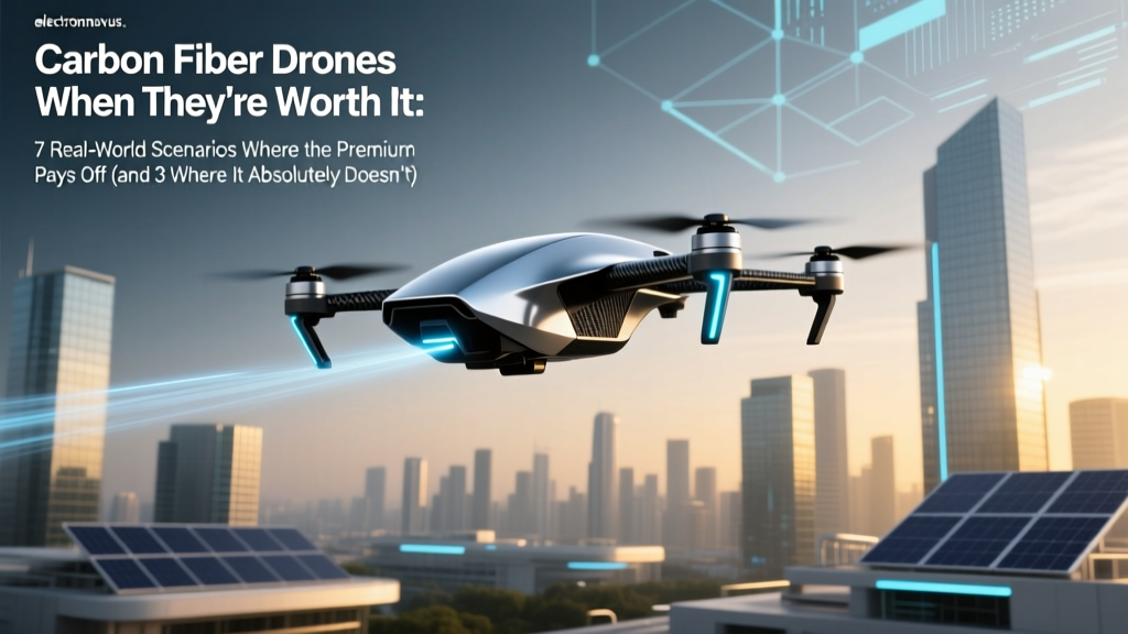 Carbon Fiber Drones When They're Worth It: 7 Real-World Scenarios Where the Premium Pays Off (and 3 Where It Absolutely Doesn’t)