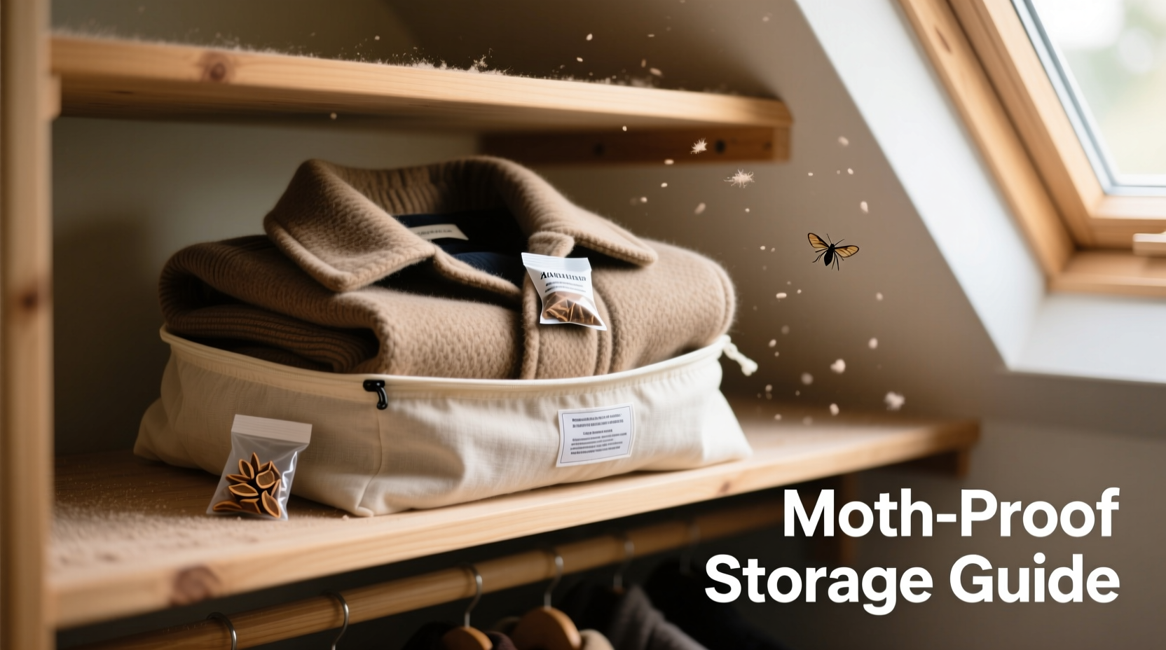 best way to store winter coats during summer months to prevent moths