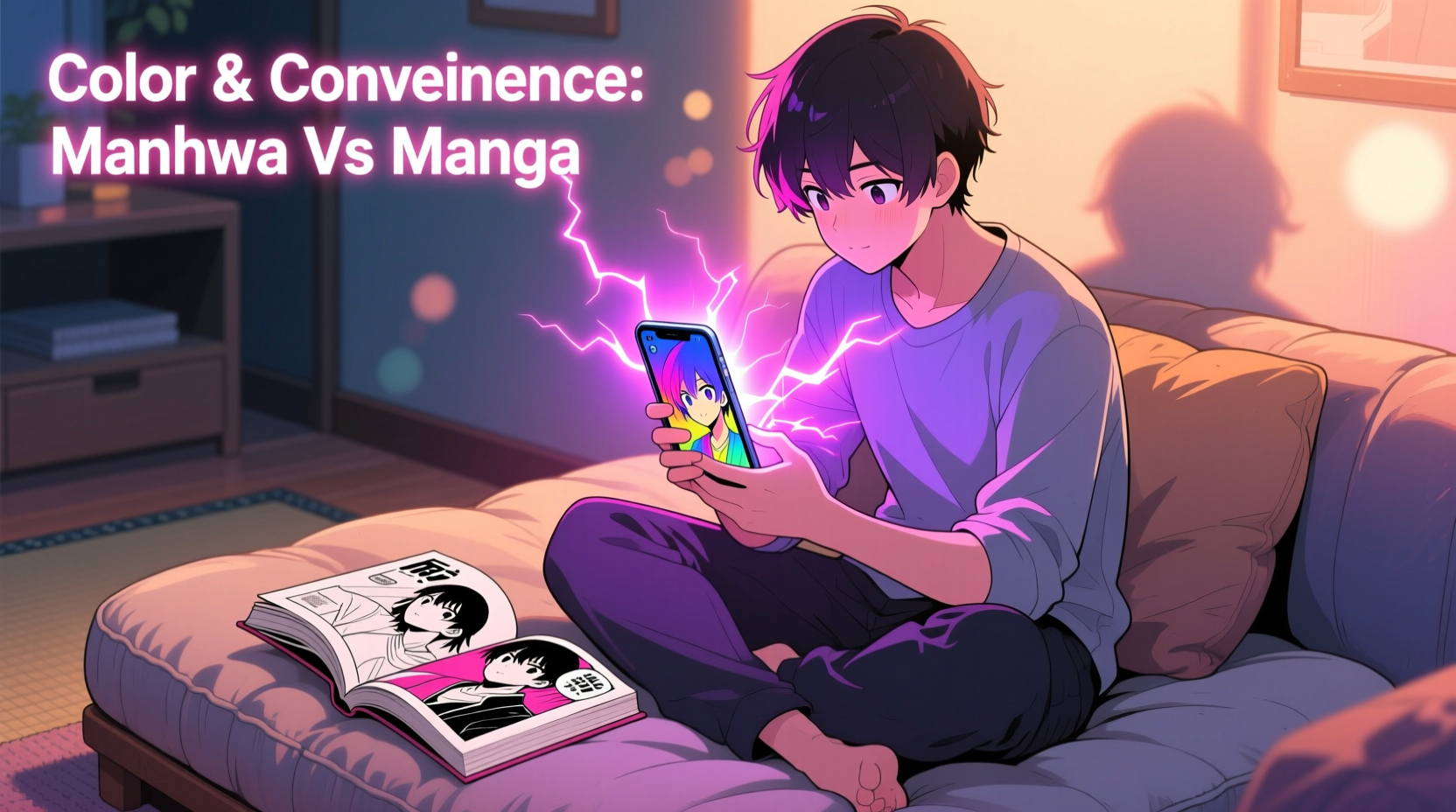 is reading manhwa better than manga for color lovers and mobile users