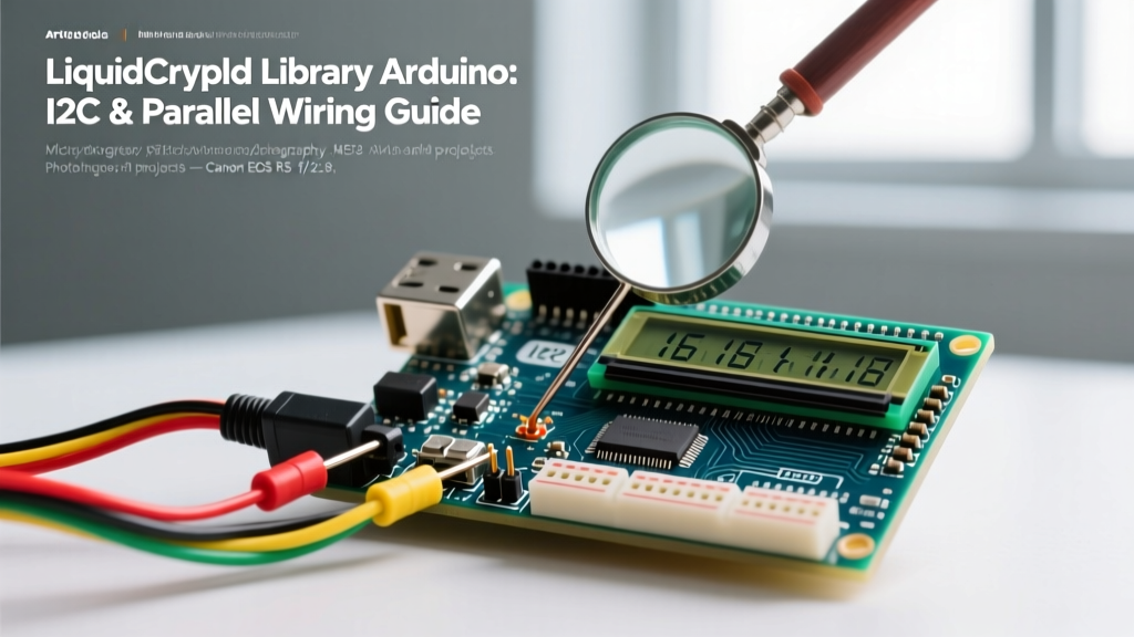 LiquidCrystal Library Arduino: I2C & Parallel Wiring Guide
