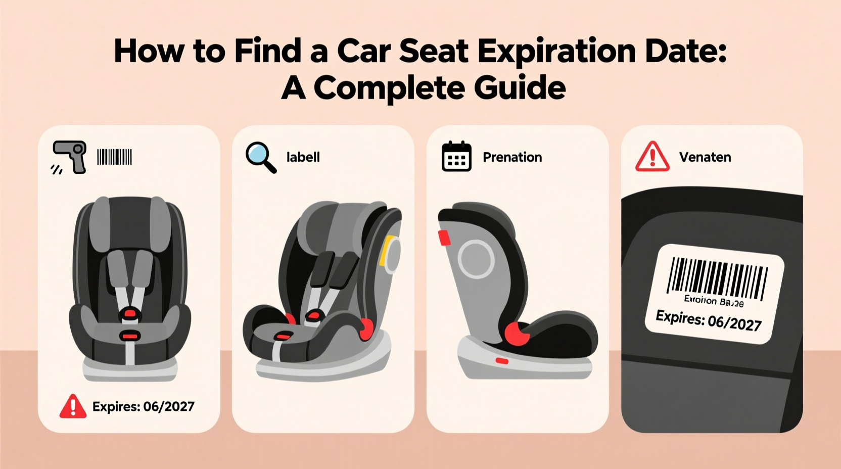 how to tell when a car seat expires