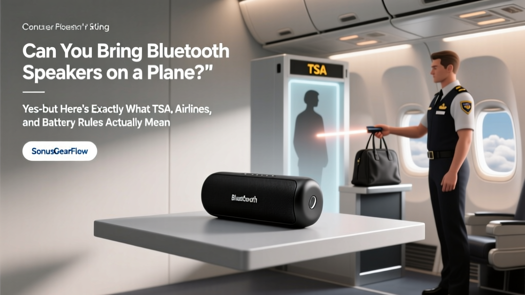 Can You Bring Bluetooth Speakers On A Plane