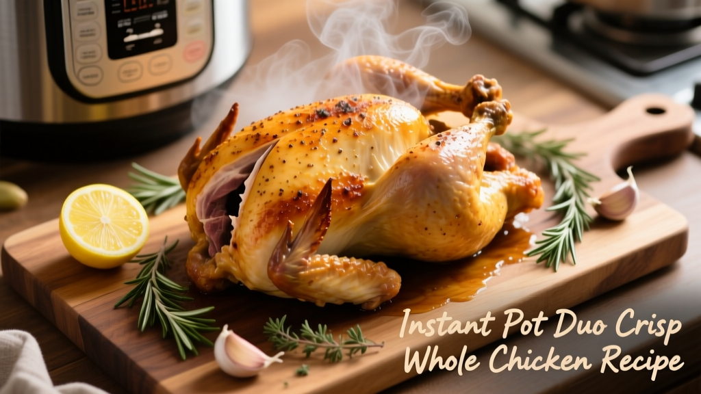 Crispy Whole Chicken in Instant Pot Duo Crisp