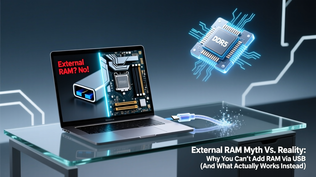External RAM Myth vs. Reality: Why You Can’t Add RAM via USB (And What Actually Works Instead)