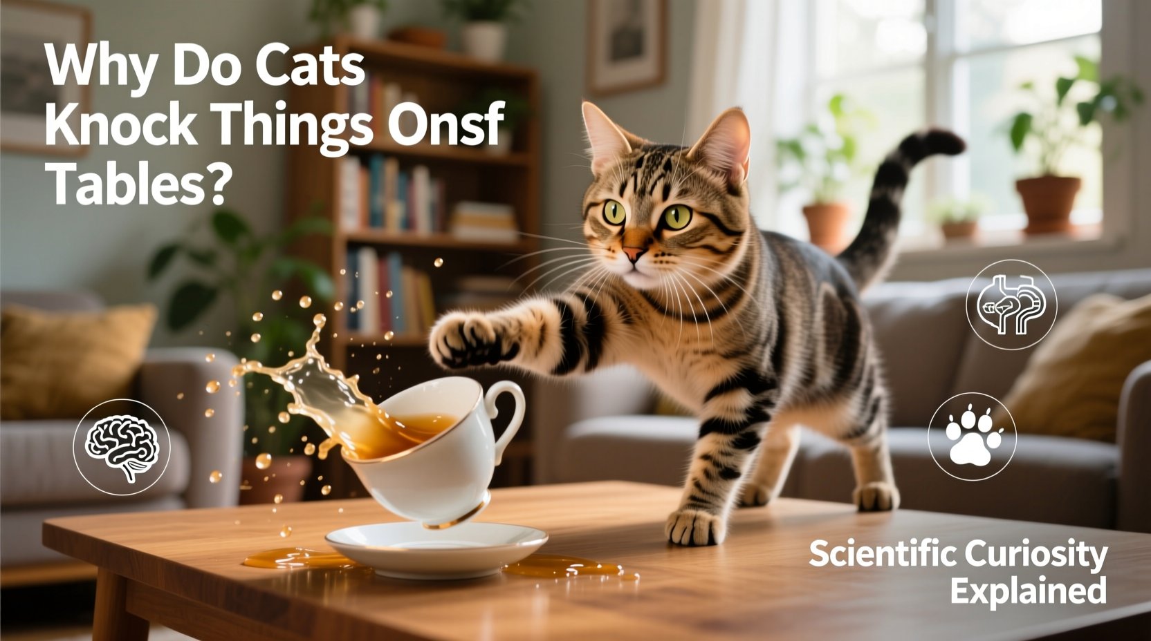 why do cats knock things off tables scientific curiosity explained
