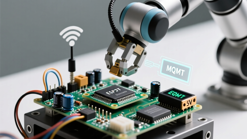 Building a Robotic Arm: IoT Control via ESP32 & MQTT