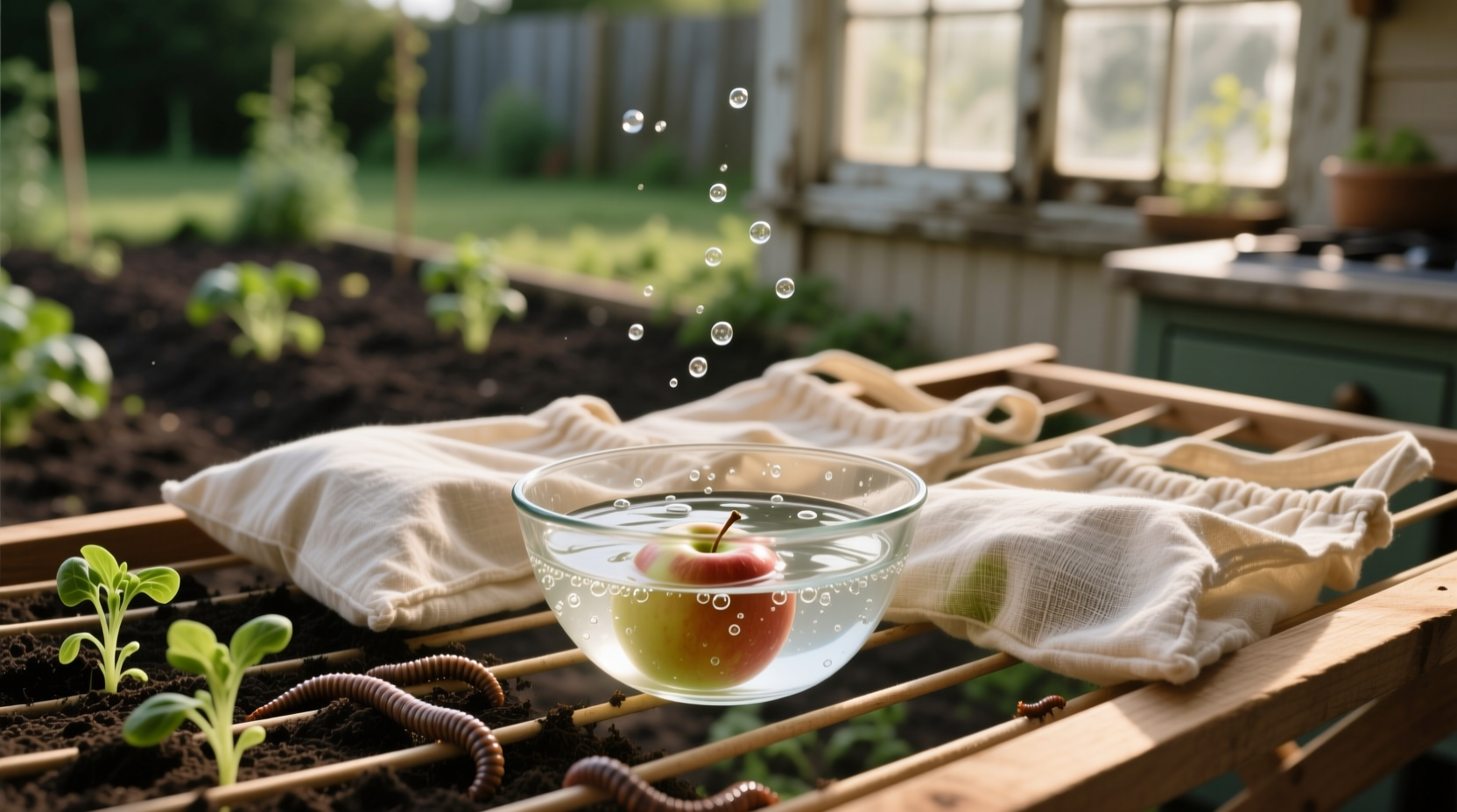 eco friendly cleaning disinfect produce bags safely